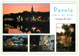 44 - Pornic - Multivues - Images De Nuit - Commerces - CPM - Voir Scans Recto-Verso - Pornic