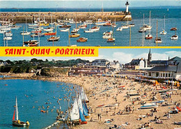 22 - Saint Quay Portrieux - Multivues - Scènes De Plage - CPM - Voir Scans Recto-Verso - Saint-Quay-Portrieux