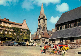 14 - Honfleur - Eglise Et Clocher Ste-Catherine - Automobiles - Fleurs - Carte Neuve - CPM - Voir Scans Recto-Verso - Honfleur