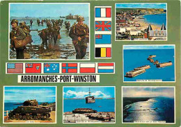 14 - Arromanches - Multivues - Militaria - Drapeaux - CPM - Voir Scans Recto-Verso - Arromanches