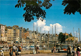 14 - Honfleur - Le Vieux Bassin, Les Façades Typiques Du Quai Sainte-Catherine Et La Lieutenance - Carte Neuve - CPM - V - Honfleur