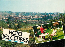 07 - Joyeuse - Hotel Les Cèdres - Multivues - CPM - Voir Scans Recto-Verso - Joyeuse