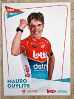 Card Mauro Cuylits - Team Lotto-Dstny Development - 2024 - Cycling - Cyclisme - Ciclismo - Wielrennen - Radsport