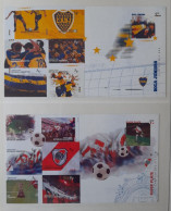 ARGENTINE ARGENTINA MNH** 1999 RIVER + BOCA  FOOTBALL FUSSBALL SOCCER CALCIO VOETBAL FUTBOL FUTEBOL FOOT FOTBAL - Nuovi