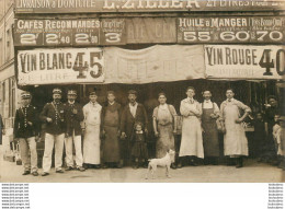 SAINT OUEN CARTE PHOTO COMMERCE L. ZILLER 102 AVENUE MICHELET VOYAGEE EN 1911 PARFAIT ETAT Refa - Saint Ouen