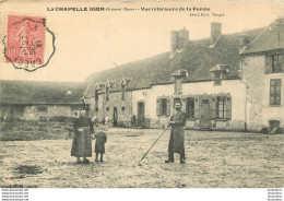 RARE  LA CHAPELLE IGER VUE INTERIEURE DE LA FERME - Autres & Non Classés