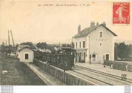 PONT DE PANY LA GARE AVEC LE TRAIN - Autres & Non Classés