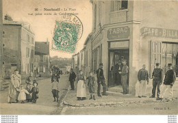 NANTEUIL LES MEAUX  LA PLACE  VUE PRISE ROUTE DE COULOMMIERS - Autres & Non Classés