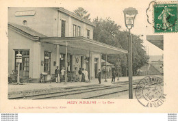 MEZY MOULINS LA GARE  EDITION TARET 1913 - Autres & Non Classés