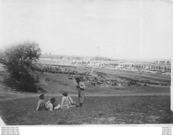 GROUPE DE SOLDATS ETRANGERS  AU REPOS WW1 PHOTO ORIGINALE 18 X 13 CM - War, Military