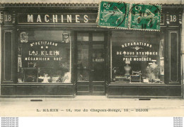 DIJON L. KLEIN 18 RUE DU CHAPEAU ROUGE MACHINES A COUDRE - Dijon