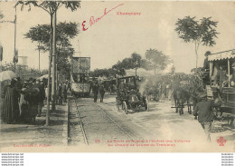 CHAMPIGNY ROUTE DE NOGENT A L'ENTREE DES VOITURES AU CHAMP DE COURSE DU TREMBLAY - Champigny Sur Marne