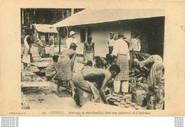 CONGO ARRIVAGE DE MARCHANDISES DANS UNE FACTORERIE DE L'INTERIEUR - French Congo