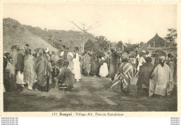 BANGUI  VILLAGE ALI FETE DU RAMAHDAM EDITION ARTIAGA  SILVA N°151 - Central African Republic