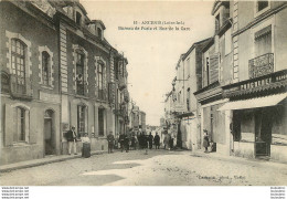 ANCENIS BUREAU DE POSTE ET RUE DE LA GARE - Ancenis