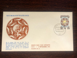 NETHERLANDS  FDC COVER 1976 YEAR  RHEUMATISM RHEUMA HEALTH MEDICINE STAMPS - FDC