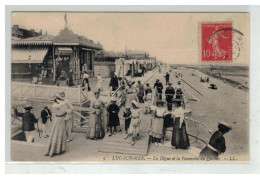 14 LUC SUR MER LA DIGUE ET LA PASSERELLE QUILHOC N°9 MARCHAND CARTES POSTALES - Luc Sur Mer