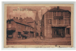 19 USSEL EGLISE ET RUE SAINT MARTIN PHARMACIE - Ussel