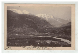 74 SAINT GERVAIS LES BAINS #13170 LE FAYET AERODROME ET CHAINE DU MONT BLANC N°245 - Saint-Gervais-les-Bains