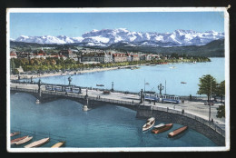 14879 - SUISSE -  ZURICH - Quaibrücke Und Utoquai - Zürich