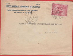ITALIA - Storia Postale Repubblica - 1960 - 25 Centenario Della Spedizione Dei Mille (Isolato) - Istituto Nazionale Conf - 1946-60: Marcophilia