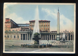 Città Del Vaticano, Piazza San Pietro Con Palazzo Vaticano Ed C. Capello - Vatikanstadt