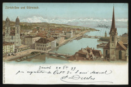 14882 - SUISSE -  ZURICH-See Und Giärnisch  - DOS NON DIVISE - Zürich