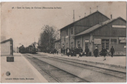 Arrivée  Deux Trains   Mourmelon _le_Petit (paneau  Amer Picon - Mourmelon Le Grand