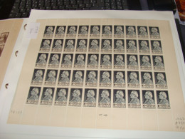 N° 789 En Feuille De 50 Timbres Entières Neuves - Full Sheets