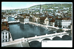 14885 - SUISSE -  ZURICH - DOS NON DIVISE - Zürich