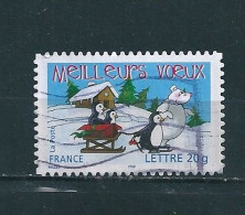 N° (3854)    67   Autoadhésif Carnet Meilleurs Vœux  Deuxième Timbre FRANCE  Oblitéré 2005 - Used Stamps