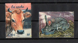 France - 2004  - Domestic Animals -  2 Dff - Used - Usados