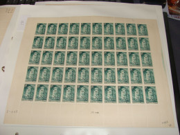 N° 788 En Feuille De 50 Timbres Entières Neuves - Full Sheets