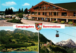 73340754 Schwangau Campingplatz Am Bannwaldsee Bergbahn Alpenpanorama Schloss Fl - Sonstige & Ohne Zuordnung