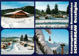 73340753 Schwangau Campingplatz Am Bannwaldsee Winterlandschaft Bergbahn Alpenpa - Sonstige & Ohne Zuordnung