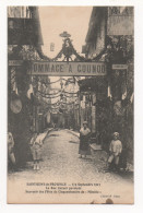 SAINT-REMY-DE-PROVENCE 13  -  6/9 SEPTEMBRE 1913 - LA RUE CARNOT PAVOISÉE - SOUVENIR DES FÊTES DU CINQUANTENAIRE - Saint-Remy-de-Provence