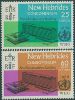 New Hebrides 1966 SG120-121 WHO Set MNH - Otros & Sin Clasificación