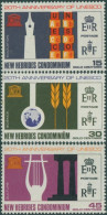 New Hebrides 1966 SG122-124 UNESCO Set MNH - Andere & Zonder Classificatie