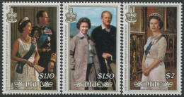 Niue 1987 SG615-617 QEII Birthday Set MNH - Niue