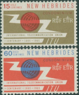 New Hebrides 1965 SG110-111 ITU Set MNH - Sonstige & Ohne Zuordnung