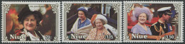 Niue 1985 SG587-589 Queen Mother Set MNH - Niue