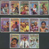 Samoa 2002 SG1089-1103 Faces (13) MNH - Samoa (Staat)