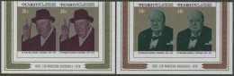 Cook Islands Penrhyn 1974 SG76-77 Churchill Pairs Imperf Set MNH - Penrhyn