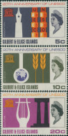 Gilbert & Ellice Islands 1966 SG129-131 UNESCO Set MNH - Gilbert- Und Ellice-Inseln (...-1979)