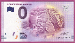 0-Euro XEAA 2018-1 NEANDERTHAL MUSEUM S-11 XOX - Private Proofs / Unofficial