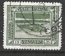 SOMALIA - 1935 - TURISTICA - CENT. 15 - DENT. 14 - USATO (YVERT 165(A) - MICHEL 174 C - SS  216) - Somalie