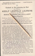 Verrebroek, 1949, Adolf Laureys, Wullaert - Devotieprenten