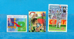 (Us8) NUOVA ZELANDA  °- 1994 -   Yvert. 1308-1325-1326 Used. - Used Stamps