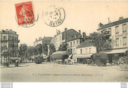 CLAMART RUE DE PARIS ET PLACE DE LA GARE - Clamart