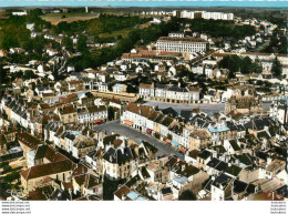 COULOMMIERS  VUE AERIENNE PLACE DU MARCHE AVEC RESTAURANT LE CENTRAL - Coulommiers